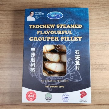 Flavourful Teochew Steam Grouper Fillet 丰味潮州蒸石斑鱼柳